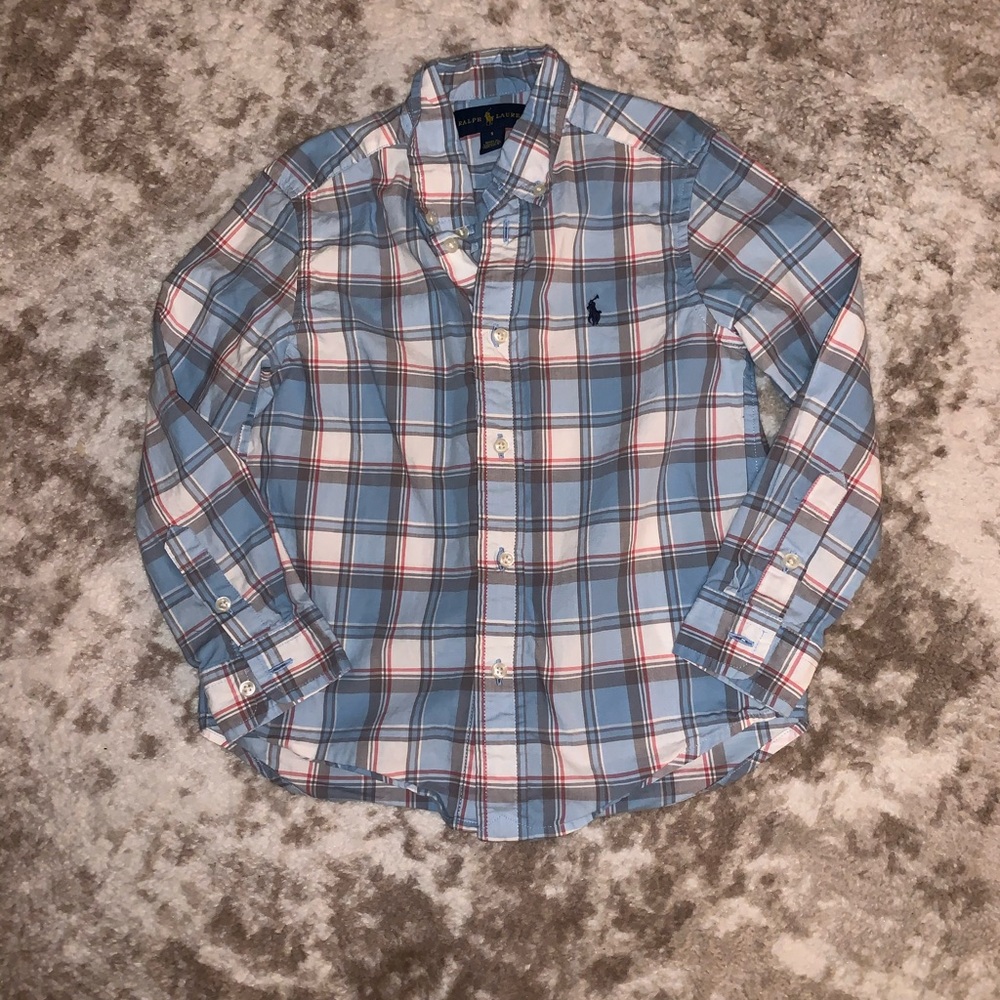 Ralph Lauren button down- boys size 5